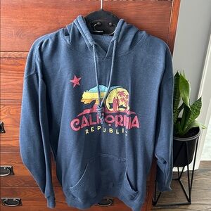 California Republic Blue Hoodie